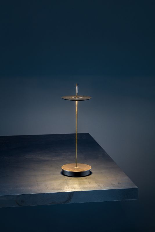 Giulietta BE T table lamp vintage brass Catellani &amp; Smith